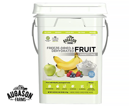 AF: Fruit Variety Pail with Spiff-E-Whip & Recipe Book